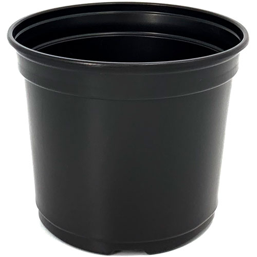 Round Pot Black 8 Inch - 360 per case - Mum Pans